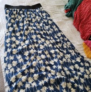 LuLaRoe Palm Tree Skirt